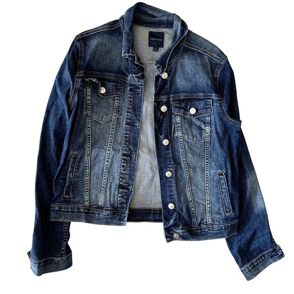 Just USA Jackets & Blazers - Just USA Jean Denim Jacket Women's Size Medium